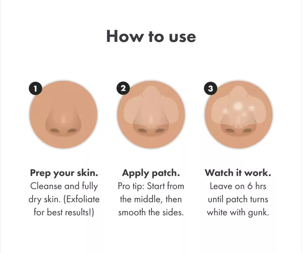how to use nose patch how to use nose patch