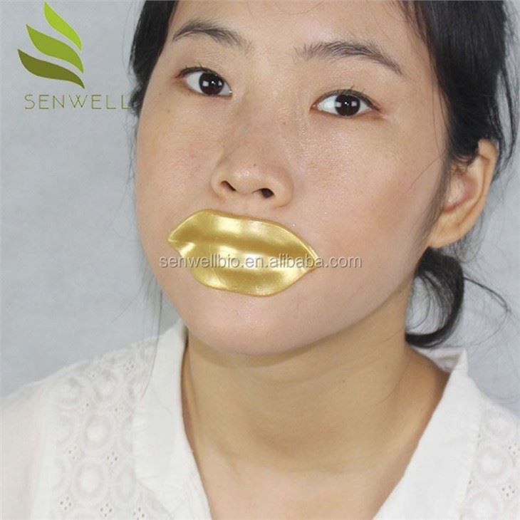 gold lip mask