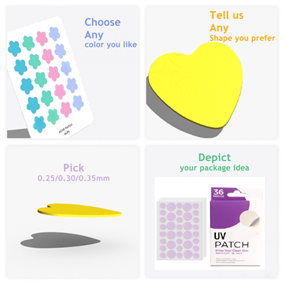 UV uppgötvun límmiði